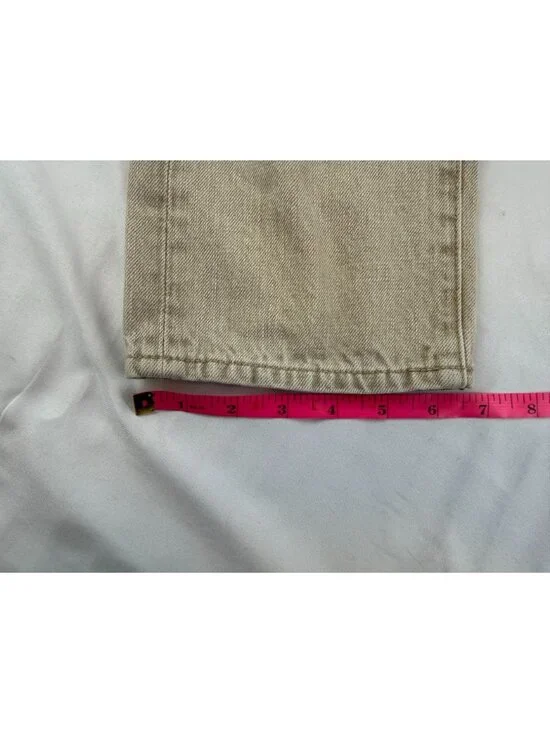 TOM FORD Cotton Blend Twill Slim Straight Jeans in Neutrals Size 32 - Picture 13 of 13